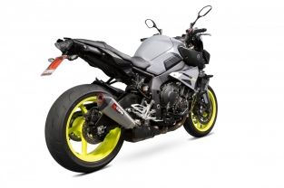 Scorpion Serket Taper Titanium Slip-on Einddemper zonder E-keur Yamaha MT10 2016 > 2021